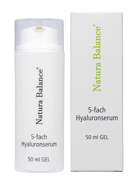 5fach Hyaluron Hyaluronsäure Serum Gel 50ml Gesicht Falten Anti Aging vegan Made in Germany